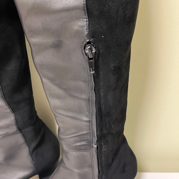 Nine West Black Over the Knee Boots Size 7 1/2M - Picture 9 of 13